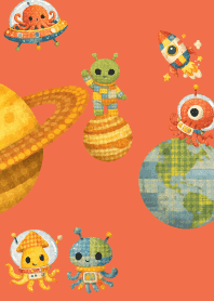 The vast universe02 red & yellow