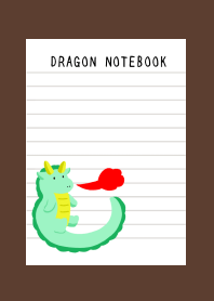 DRAGON NOTEBOOKj-DEEP BROWN