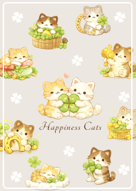 Lucky Clover Kitten Beige