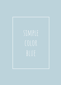 シンプルくすみカラー(ブルー)