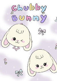 Chubby bunny purple