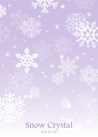 SnowCrystal -WHITE PURPLE- 6