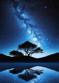 Tranquil starry sky xLIri