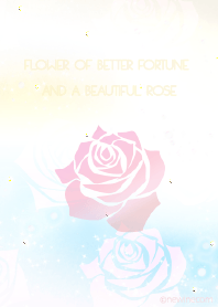 幸運の美しいバラ ピンク