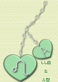 Heart pendant(Leo & A)