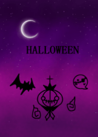 Happy Halloween Night★紫色