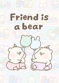 Friend is a bear: 아기 곰돌이 코믹