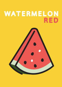 cute watermelon red icon