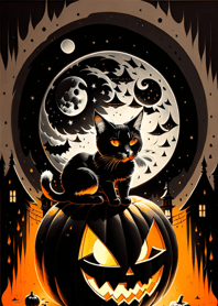 halloween cat 6D0Bf8