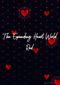 The expanding heart world red