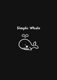Simple Whale -black-
