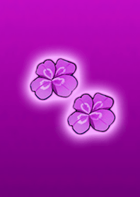 Super Lucky Clover Purple Pink
