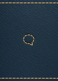 Simple Navy and Leather