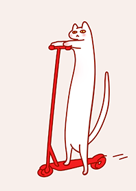 Super cute standing cat Cycling 3