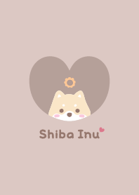 Shiba Inu2 Sunflower - brown