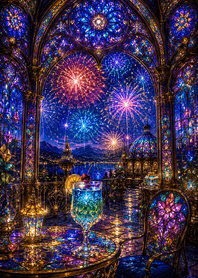 Green Jewel Fireworks Terrace