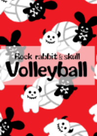 Rock rabbit and skull / volleyball
