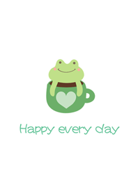 綠色青蛙咖啡杯