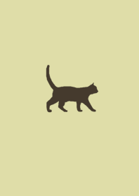 theme of a cat (black cat at a street)