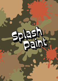 Splash Paint : Black camouflage WV