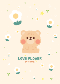 Teddy Bear Love Flower Cutie