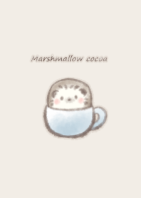 Marshmallow cocoa Hedgehog -blue-