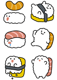 にぎにぎスシの着せかえ