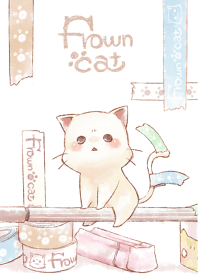 WASHI TAPE & FROWN CAT