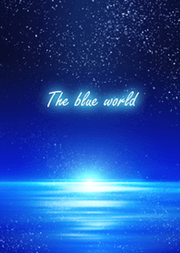 Sea at fantastic night