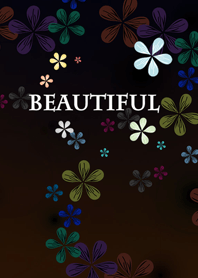 シンプルなロマンチックな花の世界