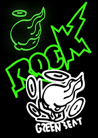 ロックでキュート! ブラックグリーン