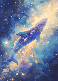 夢幻銀河中的藍鯨❤️
