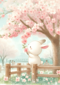 ウサギと桜 V.4