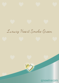 Luxury Heart Smoke Green