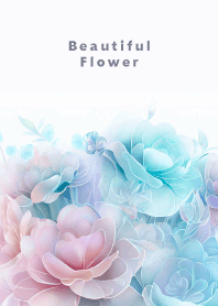 Beautiful Flower-PINK&BLUE- 29