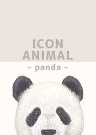 ICON ANIMAL - panda - BEIGE/01[rev.]