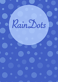 Rain Dots (Cobalt blue)