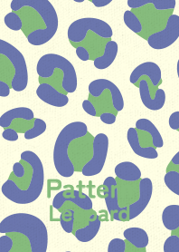 Pattern Leopard Salvia Blue