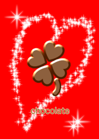 lucky Clover chocolate red