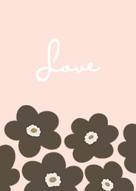 in bloom, flower br / peach pink