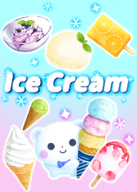 アイスクリームの詰め合わせ