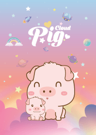Pig Cloud Galaxy Raspberry