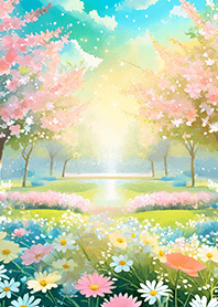 Beautiful real scenery(Spring-808)
