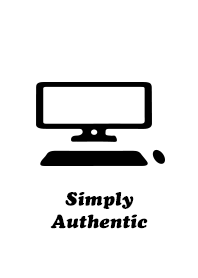 Simply Authentic PC White-Black