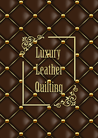 Luxury leather quilting
