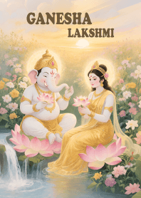 Ganesha, Lakshmi, rich and wealthy.