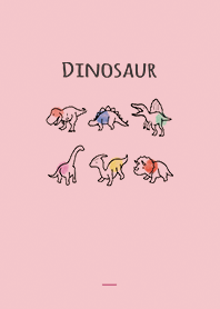Pink : Dinosaur theme