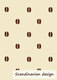 Scandinavian design - Coffee bean -