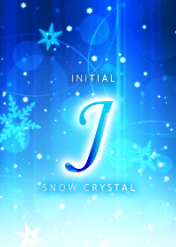 Initial "J"_Snow crystal