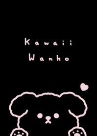 Popping Dog/black pink